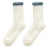 Calcetines de Terciopelo Coral para Mujer, Calcetines Gruesos de Terciopelo para Dormir, Calcetines de Suelo para el Hogar de Otoño e Invierno, No Sueltan Pelusa Fácilmente, Calcetines de Media Caña, Fábrica