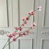 Grama de chama de galho alto flores artificiais para casamentos, arranjos de chão para salões de casamento, materiais florais altos, decorações para vitrines, arranjos florais DIY, flores de seda