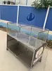 Estante Plegable para Hawthorn Confitado y Verduras Marinadas, Carrito Multifuncional para Snacks, Carrito Móvil para Puestos Callejeros, Puesto de Mercado Nocturno
