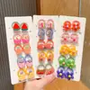 Elásticos de Cabelo para Polegar de Bebê, Acessórios de Cabelo para Crianças, Presilhas de Cabelo de Desenho Animado Fofas para Meninas, Elásticos de Cabelo para Bebês, Pequenos Acessórios de Cabelo de Borracha