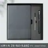 Conjunto de caixa de presente de notebook transfronteiriço com logotipo personalizado, caderno de sarja em couro macio para escritório, caderno de presente
