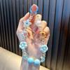 Llavero Pulsera de Cuentas Capibara Llavero Acrílico para Niñas Colgante para Bolso Colgante de Bolso Pequeño Regalo al por Mayor