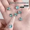 Pedras de strass em formato de ovo de pombo sem base, produto acabado, pedras de strass K9 brilhantes aplicadas à mão, acessórios coloridos ovais para arte de unhas