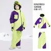 Traje de Esquí Infantil Phoebe Elefantito para Niños y Niñas, Chaqueta de Nieve, Impermeable, Cortavientos, Transpirable, para Tabla Única y Doble