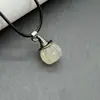 Piedra Natural Ojo de Tigre Calabaza Sombrero de Mago Colgante Halloween Cuarzo Rosa Aventurina Verde Jade Sombrero de Bruja Colgante