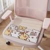 Cojín de seda de hielo para silla, cojín de verano, cojín para silla de oficina, cojín para silla de ordenador sedentaria, cojín para taburete de estudiante, cojín transpirable y grueso.