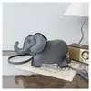 Bolso de Diseño de Nicho Transfronterizo para Mujer, Nuevo Lindo Creativo Bolso Pequeño de Elefante para Hombro y Cruzado, Bolso Cuadrado Pequeño Súper Popular para Mujer