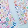 Pegatinas de Gato de Dibujos Animados de Espuma 3D DIY Estilo Coreano para Decoración de Diario, Venta al por Mayor de Arte de Pegatinas para Niños