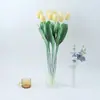 Atacado de fábrica flor artificial única alta Tulipa decoração de casamento para sala de estar de casa flor falsa de Tulipa