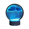 Luz Nocturna Creativa de Pintura de Arena Movediza Adornos de Reloj de Arena Dinámicos Regalo de Cumpleaños Regalo Decoración de Escritorio para el Hogar