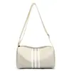 Bolsa de Ombro Feminina da Moda Transfronteiriça Casual para o Dia a Dia Oxford Simples Bolsa Travesseiro Bolsa Transversal Cilíndrica Feminina Bolsa de Mão Versátil