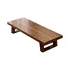 Mesa de té japonesa de madera maciza pura Zen balcón tatami mesa de té mesa baja larga mesa larga simple económica