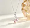 Collar Colgante de Zirconia Púrpura con Forma de Gota Chapado en Cobre Dorado, Diseño de Nicho de Lujo Ligero Estilo Francés, Cadena de Acero de Titanio, Cadena de Clavícula para Mujer