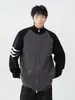 Suéter Cardigan Outono Inverno 2026 Novo Estilo Casual Preguiçoso Retrô Americano Tricô Gola V Peça de Vestir Masculina Cor Sólida