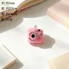 Lindos accesorios de resina de cámara 3D, materiales DIY para funda de teléfono con pegamento crema, colgantes decorativos, suministro al por mayor