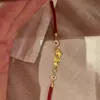 Nuevo Pulsera de Peces Koi Estilo Chino para Mujer, Gama Alta, Lujo Ligero, Diseño de Nicho, Pulsera Versátil, Pulsera de Nicho de Lujo Ligero Transfronteriza
