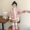 Chaqueta de Forro Polar para Niña Otoño Invierno 2026 Estilo Nuevo Chaqueta con Forro de Piel para Bebé Ropa de Invierno para Niños Chaqueta Acolchada