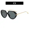 Gafas de Sol Aviador con Montura Redonda 2025 Nueva Moda Estilo Europeo y Americano Selección de Influencers de Ins Gafas de Sol de Moda para Mujer
