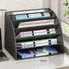 Estante de Almacenamiento de Archivos Estante de Almacenamiento de Escritorio Caja para Archivos de Carpetas Soporte para Libros Caja de Almacenamiento de Archivos Suministros de Oficina