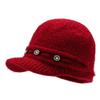 Artículos de cola selección de fugas lana gorra individual invierno forro polar protección auditiva gorra de lana ciclismo cálida punto de señora mayor procesamiento