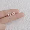 Pendientes de Plata de Ley 925 Estilo Nuevo Primavera Verano Pequeños Celebridad de Internet Douyin Más Vendidos Pendiente Simple Moderno Estudiante Mujer Noche
