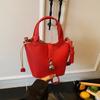 Bolsa de Mão de Moda de Alto Padrão com Padrão de Lichia Transfronteiriça Bolsa Saco 2026 Nova Elegante Simples Versátil Bolsa de Ombro Transversal