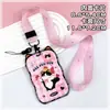 Portatarjetas Rígido con Orejas de Gato y Diseño de Olas, Funda Protectora para Tarjeta de Estudiante y Tarjeta de Comedor, Fabricante de ABS al por Mayor Modelo Nuevo