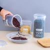 Lata Sellada de Plástico Transparente Grande Lata Sellada para Leche en Polvo Lata para Alimentos Caja de Almacenamiento de Granos de Cocina Lata de Almacenamiento