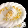 Perla Simulada Cáñamo Flujo Bola Ruidosa Relleno de Pegamento Material Hecho a Mano DIY Pellizcar Bola Hecha a Mano Relleno de Pegamento en Crema