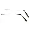 Acero Inoxidable Templo Tipo B Par de Accesorios para Montura de Gafas de Miopía Patas Universal Reemplazo Extraíble Diente Único 1mm Templo