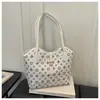 Bolsa tote grande versátil retrô simples, nova tendência 2026, com design de estampa de alta qualidade, também disponível como bolsa transversal de grande capacidade