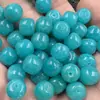 Cuentas Azules Estilo Antiguo Jade Cuentas Sueltas Cuarzo Roca Jade Paspartú Cuentas Cuentas Barril Accesorios para Joyería Cuentas Hechas a Mano Venta al por Mayor