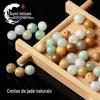 Contas de jade natural dispersas, óleo verde preferido, contas de jade natural, pulseira, colar, faça você mesmo, estrela, lua, bodhi, king kong, acessórios combinando
