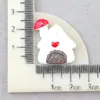 Accesorios para Funda de Teléfono Móvil de Alce Accesorios para el Cabello DIY Accesorios de Navidad Muñeco de Nieve Árbol de Navidad Pegamento de Crema DIY Accesorios para Tocados de Resina