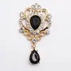 32*60mm Pingente Acrílico Gota d'Água Acessórios para Joias Broche de Fundo Plano Acessórios DIY Roupa Acessórios para Headwear Atacado