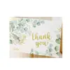 Tarjeta de felicitación invitación de hoja de eucalipto set de agradecimiento gratitud tarjeta de mensaje de bendición sobre Amazon transfronterizo