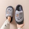 Pantuflas de Algodón con Suela Gruesa de Oso para Mujer, Invierno Interior Hogar Antideslizantes Cálidas Estilo Pareja Felpa Algodón Postparto para Hombre