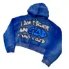 Sudadera con capucha Cross American Y2K de moda Hip Hop con estampado de letras Personalidad Estilo callejero Unisex Holgada Cremallera 265