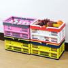 Cesta de Compras Dobrável, Cesta para Colher Frutas, Cesta de Piquenique Empilhável, Cesta para Armazenar Cerveja, Cesta para Armazenar Itens Diversos de Crianças