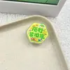 Portanotas adhesivas de PP inspirador con derechos de autor, alto atractivo estético, linda solución de almacenamiento para estudiantes para exámenes, clip de doble cara con forma de diamante de acrílico