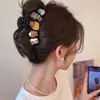 Pinza para el Cabello Grande de Alta Gama con Forma de Corazón, Simple Lazo para el Cabello para Media Coleta, Pinza de Tiburón para Peinados Recogidos, Modelo Nuevo de Horquilla 2026