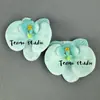 Cabeça de Flor de Orquídea Phalaenopsis Artificial, Textura de Película Impressa em 3D, Buquê Exquisito para Decoração de Casamento e Lembrança