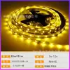 Tira de LED SMD 2835 Placa Desnuda Bajo Voltaje 5V 60 Luces Tira de Luz Flexible Respaldo Autoadhesivo Decoración del Hogar Luz Lineal de Techo