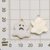1 Halloween Goteo de Aceite Aleación Colgante Divertido Accesorios para el Cabello Pulsera Collar Pendientes DIY Accesorios de Joyería Fantasma Calabaza