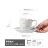 Caneca Cerâmica Criativa Retrô Caneca com Esmalte de Gergelim e Pires Conjunto para Chá da Tarde Caneca e Pires para Café Caneca de Leite para Café da Manhã em Casa Caneca de Chá