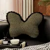 Cojín Mariposa Retro Francés, Cojín para Sofá de Sala de Estar, Cojín para Cabecera de Dormitorio, Cojín de Algodón y Lino de Alta Gama