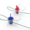 Sello giratorio a prueba de manipulación con precinto de plomo, sello de orejeta para medidores de gas y agua, sello de medidor desechable, sello de plomo de plástico para dispensadores de combustible