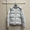 Chaqueta de Algodón con Capucha Bordada Versión Americana de Invierno Transfronteriza Engrosada a Prueba de Frío y Cálida Chaqueta Casual Clásica para Pareja