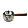 Tetera de titanio puro, olla para preparar té, juego de té Kung Fu, tetera individual, adecuada para uso doméstico, se puede calentar directamente, portátil, regalo de alta gama, perfecto para vacaciones