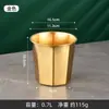 Balde de gelo de aço inoxidável 304, balde pequeno octogonal, balde de frango frito estilo coreano, balde de lanches, popular em bares e KTVs, balde de cubo de gelo para cerveja